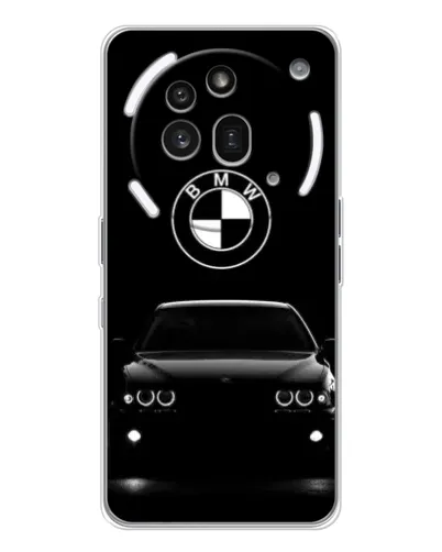 Чехол для Nothing Phone (3a) Pro с картинкой «BMW — взгляд из темноты» Чехол для Nothing Phone (3a) Pro с картинкой «BMW — взгляд из темноты»