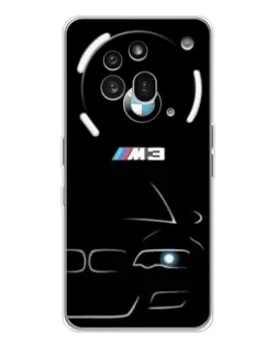 Чохол для Nothing Phone (3a) Pro з картинкою «Мінімалістичний принт BMW M3» Чохол для Nothing Phone (3a) Pro з картинкою «Мінімалістичний принт BMW M3»