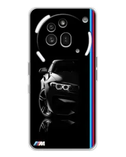 Чохол для Nothing Phone (3a) Pro з картинкою «Силует BMW в темряві» Чохол для Nothing Phone (3a) Pro з картинкою «Силует BMW в темряві»
