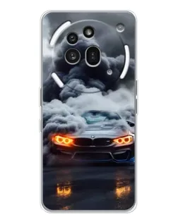 Чохол для Nothing Phone (3a) Pro з картинкою «BMW у диму» Чохол для Nothing Phone (3a) Pro з картинкою «BMW у диму»