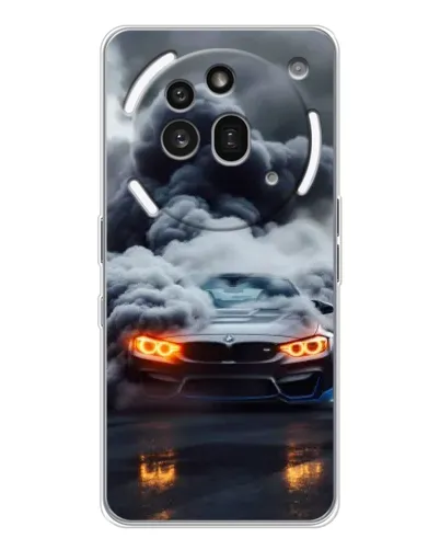 Чехол для Nothing Phone (3a) Pro с картинкой «BMW в дыму» Чехол для Nothing Phone (3a) Pro с картинкой «BMW в дыму»