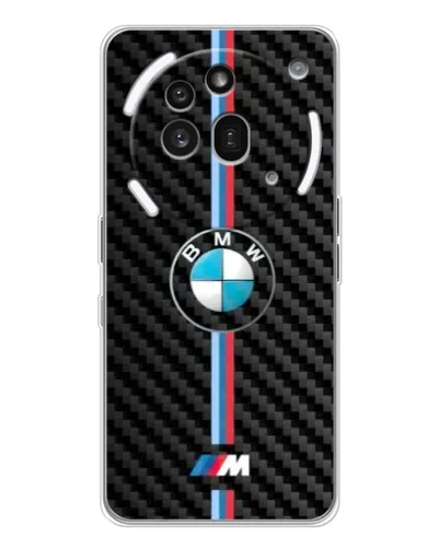 Чехол для Nothing Phone (3a) Pro с картинкой «Эмблема BMW и карбон» Чехол для Nothing Phone (3a) Pro с картинкой «Эмблема BMW и карбон»