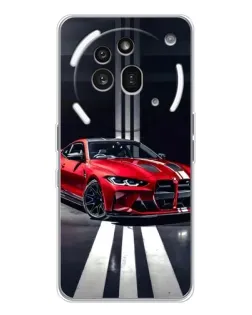 Чохол для Nothing Phone (3a) Pro з картинкою «Червона BMW на дорозі» Чохол для Nothing Phone (3a) Pro з картинкою «Червона BMW на дорозі»