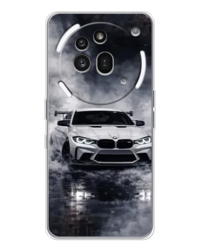Чехол для Nothing Phone (3a) Pro с картинкой «BMW сквозь туман» Чехол для Nothing Phone (3a) Pro с картинкой «BMW сквозь туман»