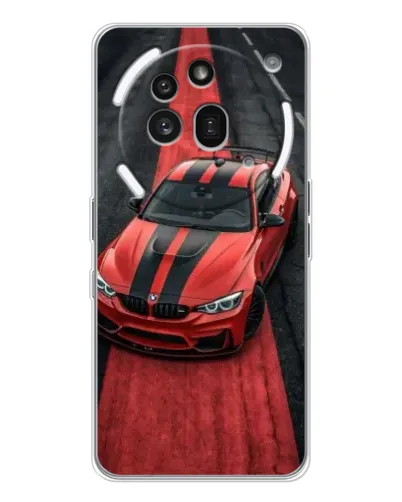 Чехол для Nothing Phone (3a) Pro с картинкой «BMW на красной дорожке» Чехол для Nothing Phone (3a) Pro с картинкой «BMW на красной дорожке»
