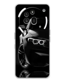 Чохол для Nothing Phone (3a) Pro з картинкою «Чорна BMW — профіль» Чохол для Nothing Phone (3a) Pro з картинкою «Чорна BMW — профіль»