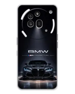 Чохол для Nothing Phone (3a) Pro з картинкою «BMW крізь нічне місто» Чохол для Nothing Phone (3a) Pro з картинкою «BMW крізь нічне місто»