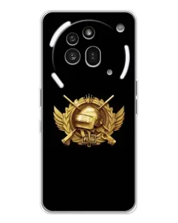 Чохол для Nothing Phone (3a) Pro з картинкою «PUBG — помаранчевий градієнт»