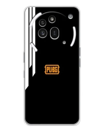 Чехол для Nothing Phone (3a) Pro с картинкой «PUBG — вертикальные линии»