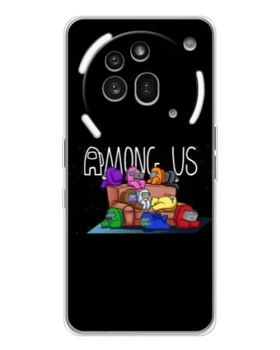 Чехол для Nothing Phone (3a) Pro с картинкой «Логотип Among Us» Чехол для Nothing Phone (3a) Pro с картинкой «Логотип Among Us»