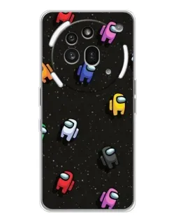 Чохол для Nothing Phone (3a) Pro з картинкою «Космічний патерн Among Us»