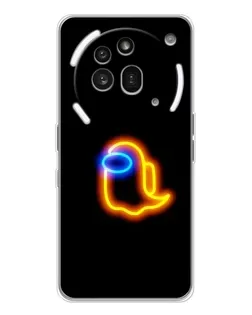 Чохол для Nothing Phone (3a) Pro з картинкою «Among Us неонове сяйво»