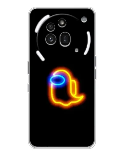 Чехол для Nothing Phone (3a) Pro с картинкой «Among Us неоновое сияние» Чехол для Nothing Phone (3a) Pro с картинкой «Among Us неоновое сияние»