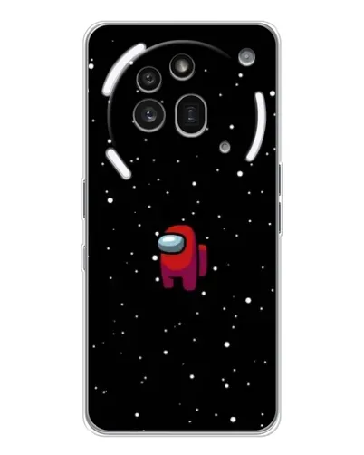 Чехол для Nothing Phone (3a) Pro с картинкой «Красный Among Us» Чехол для Nothing Phone (3a) Pro с картинкой «Красный Among Us»