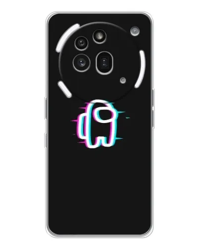 Чехол для Nothing Phone (3a) Pro с картинкой «Among Us неон» Чехол для Nothing Phone (3a) Pro с картинкой «Among Us неон»