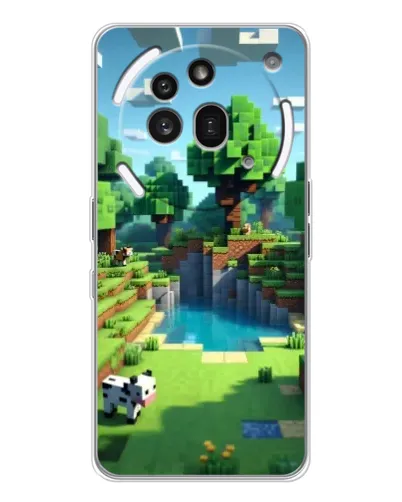 Чехол для Nothing Phone (3a) Pro с картинкой «Minecraft летний день»
