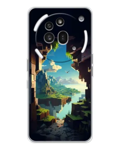 Чехол для Nothing Phone (3a) Pro с картинкой «Вид из пещеры»