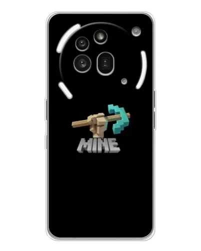 Чехол для Nothing Phone (3a) Pro с картинкой «Алмазная кирка»