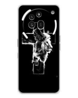 Чехол для Nothing Phone (3a) Pro с картинкой «Сияющий крест Jesus» Чехол для Nothing Phone (3a) Pro с картинкой «Сияющий крест Jesus»