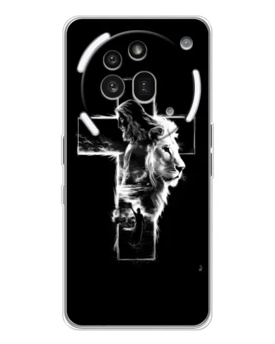 Чехол для Nothing Phone (3a) Pro с картинкой «Сияющий крест Jesus» Чехол для Nothing Phone (3a) Pro с картинкой «Сияющий крест Jesus»