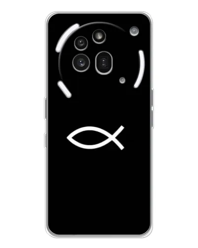 Чехол для Nothing Phone (3a) Pro с картинкой «Символ рыбы Jesus» Чехол для Nothing Phone (3a) Pro с картинкой «Символ рыбы Jesus»