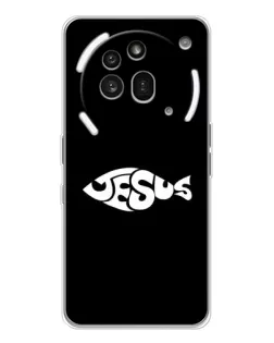Чехол для Nothing Phone (3a) Pro с картинкой «Рыба Jesus» Чехол для Nothing Phone (3a) Pro с картинкой «Рыба Jesus»