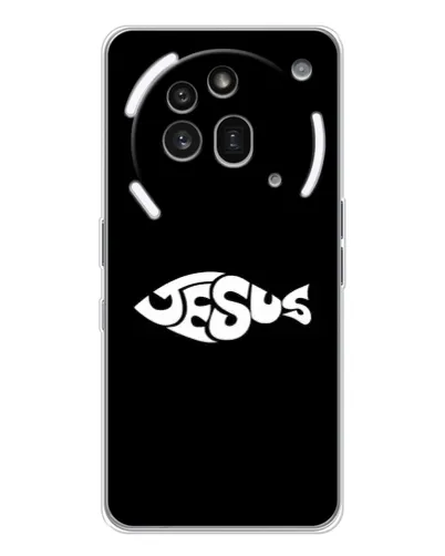 Чехол для Nothing Phone (3a) Pro с картинкой «Рыба Jesus» Чехол для Nothing Phone (3a) Pro с картинкой «Рыба Jesus»