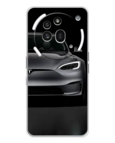 Чехол для Nothing Phone (3a) Pro с картинкой «Tesla Model S Look» Чехол для Nothing Phone (3a) Pro с картинкой «Tesla Model S Look»