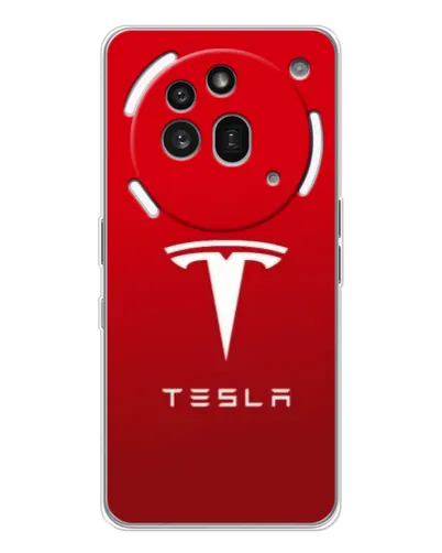 Чехол для Nothing Phone (3a) Pro с картинкой «Tesla Red Classic» Чехол для Nothing Phone (3a) Pro с картинкой «Tesla Red Classic»