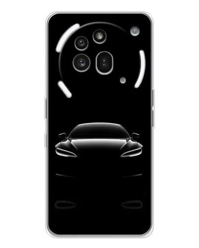 Чехол для Nothing Phone (3a) Pro с картинкой «Силуэт Tesla Night» Чехол для Nothing Phone (3a) Pro с картинкой «Силуэт Tesla Night»