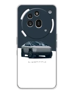 Чехол для Nothing Phone (3a) Pro с картинкой «Серебристый Cybertruck Tesla» Чехол для Nothing Phone (3a) Pro с картинкой «Серебристый Cybertruck Tesla»