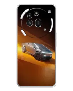 Чехол для Nothing Phone (3a) Pro с картинкой «Cybertruck в пустыне» Чехол для Nothing Phone (3a) Pro с картинкой «Cybertruck в пустыне»