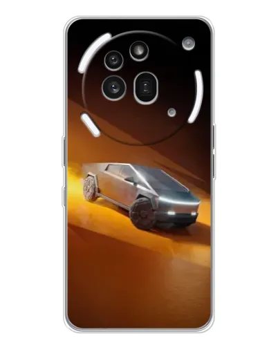 Чехол для Nothing Phone (3a) Pro с картинкой «Cybertruck в пустыне» Чехол для Nothing Phone (3a) Pro с картинкой «Cybertruck в пустыне»