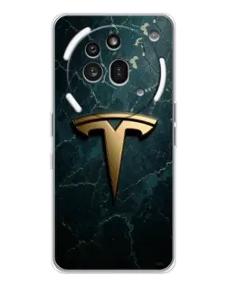 Чехол для Nothing Phone (3a) Pro с картинкой «Мраморная Tesla Gold» Чехол для Nothing Phone (3a) Pro с картинкой «Мраморная Tesla Gold»