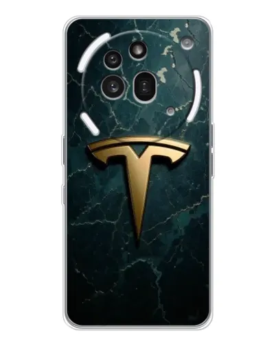Чехол для Nothing Phone (3a) Pro с картинкой «Мраморная Tesla Gold» Чехол для Nothing Phone (3a) Pro с картинкой «Мраморная Tesla Gold»