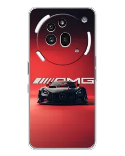 Чехол для Nothing Phone (3a) Pro с картинкой «Mercedes AMG — красная линия»