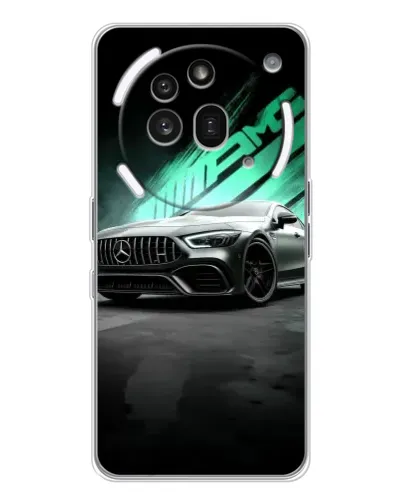 Чехол для Nothing Phone (3a) Pro с картинкой «Темный Mercedes AMG»