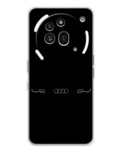 Чохол для Nothing Phone (3a) Pro з картинкою «Audi — світловий підпис»