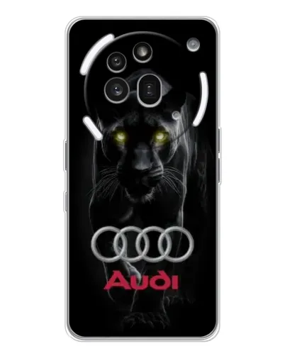Чехол для Nothing Phone (3a) Pro с картинкой «Пантера и Audi»