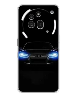 Чохол для Nothing Phone (3a) Pro з картинкою «Audi в неоні»