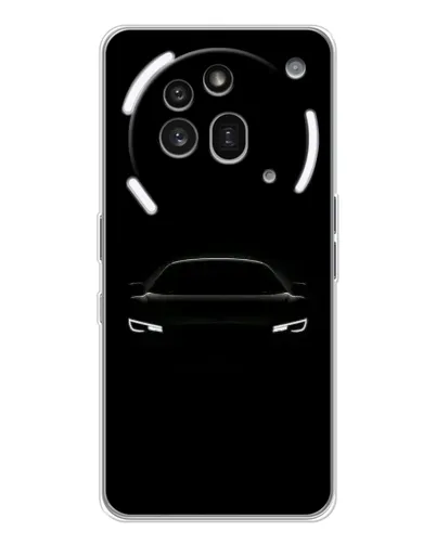Чехол для Nothing Phone (3a) Pro с картинкой «Взгляд Audi в темноте»
