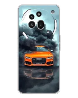 Чохол для Nothing Phone (3a) Pro з картинкою «Audi у хмарах диму»