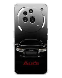 Чохол для Nothing Phone (3a) Pro з картинкою «Audi — градієнтний контур»
