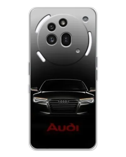 Чехол для Nothing Phone (3a) Pro с картинкой «Audi — градиентный контур»