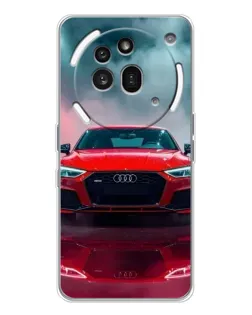 Чохол для Nothing Phone (3a) Pro з картинкою «Audi RS — червоний стиль»