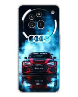 Чохол для Nothing Phone (3a) Pro з картинкою «Audi Sport — неон»