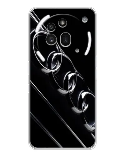 Чехол для Nothing Phone (3a) Pro с картинкой «Audi — абстрактные кольца»