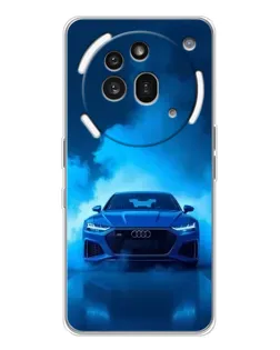 Чохол для Nothing Phone (3a) Pro з картинкою «Audi — блакитна енергія»