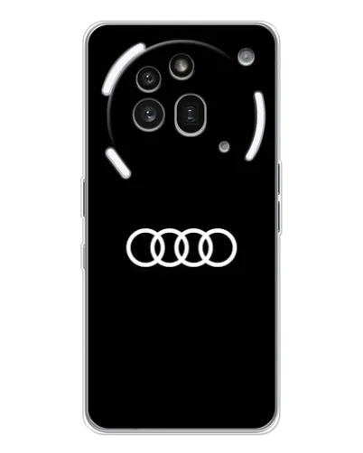 Чехол для Nothing Phone (3a) Pro с картинкой «Audi White Logo»
