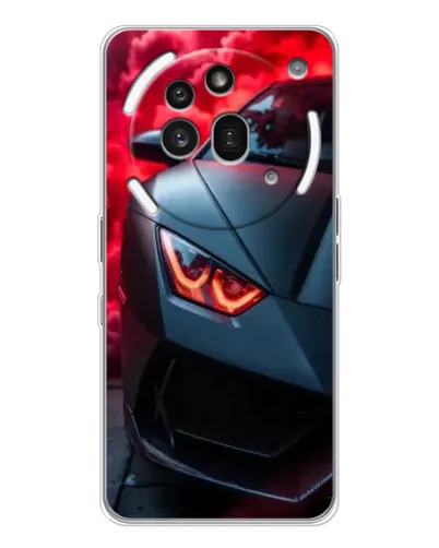 Чехол для Nothing Phone (3a) Pro с картинкой «Lamborghini красное сияние»